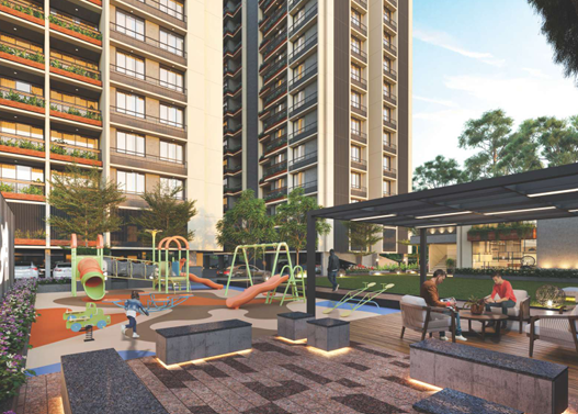 Children Play Area & Open Courtyard Sahajanand Green