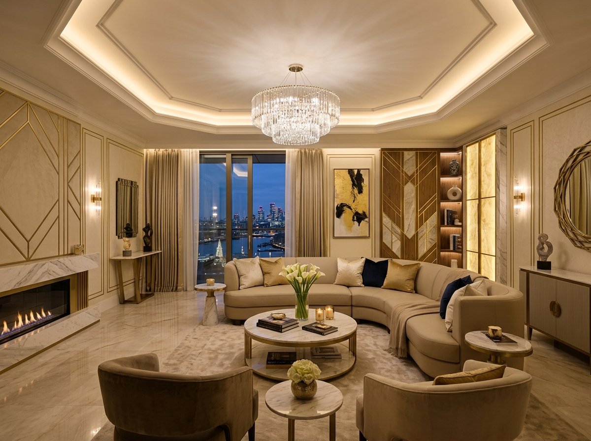 Royal Palms Luxurious Living Area Interior