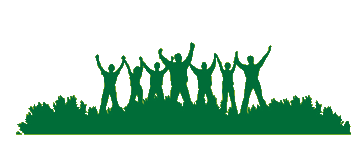 Royal Palms People Silhouette